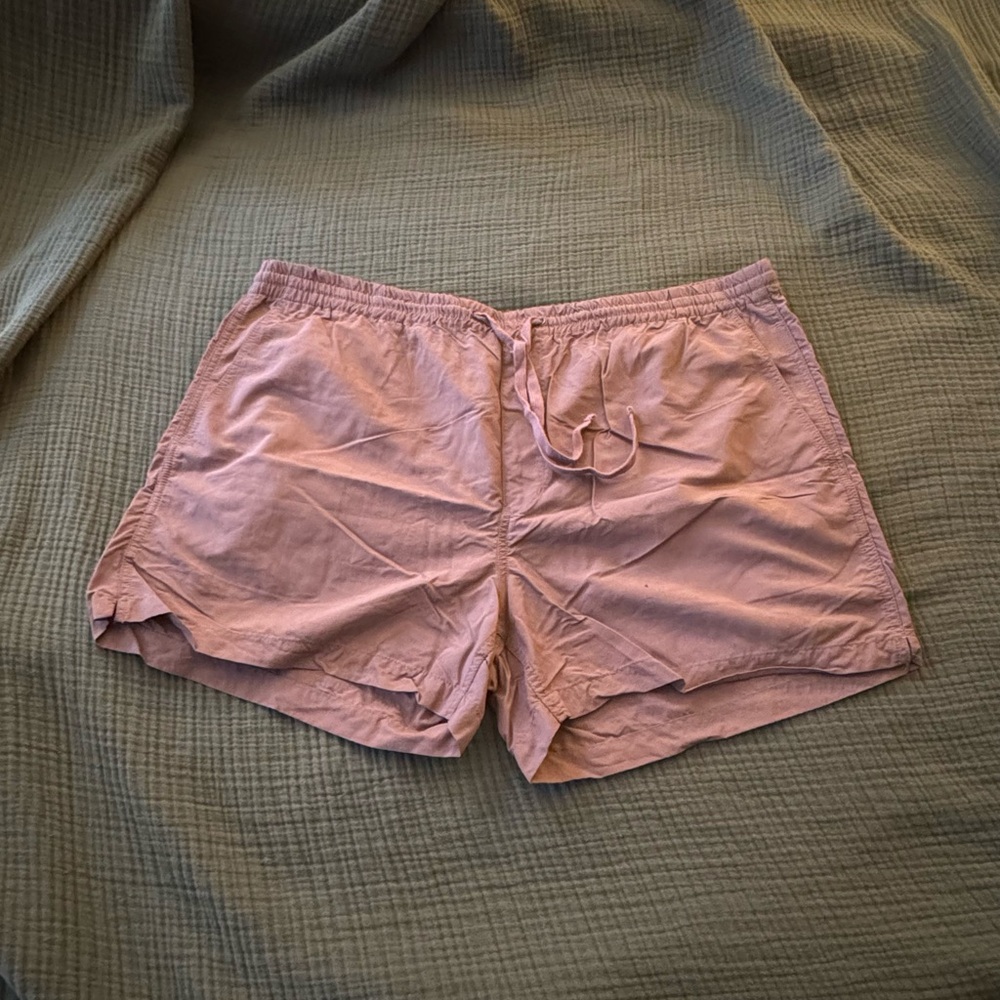 Men’s Madewell 4 1/2" (Re)Sourced Everywear Shorts in Mauve size XXL
